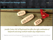 Tablet Screenshot of playgroundzen.com